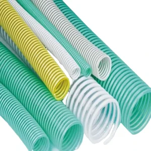 PVC Flexible Corrugated Hose Pipe 23468 Inch Spiral Corrugated Water Pump Smooth Surface for Drainage Air