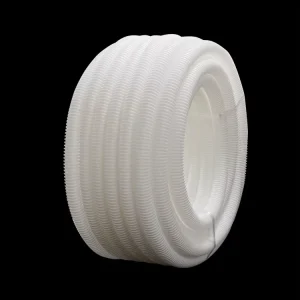 PVC Flexible Orange Corrugated Tube Flame Retardant Easy to Thread Bendable Hose