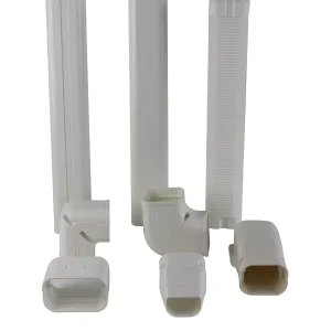 PVC HVAC Tools Flexible Central Air Conditioning System Ducting Recuperation Unit Slim Duct Cover for Heating