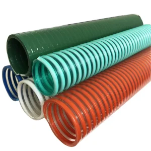 PVC Helix Corrugated Spiral Steel Suction and Discharge Hose Pipe