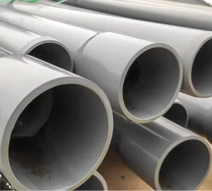 PVC High Pressure Light Weight High Temperature Resistant Round Head Industrial Drainage Water Supply Sewage Chemical Pipeline