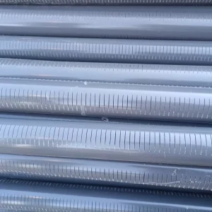 PVC High Pressure Slotted Filter Pipe Anti Clogging Durable Pipe for Groundwater Extraction Irrigation 50 Year Lifespan