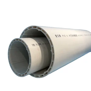 PVC Hollow Spiral Silencer Pipe With Corrosion Resistance Drainage Pipe Sewer Pipe Noise Cancel 4 Inch PVC Pipe White