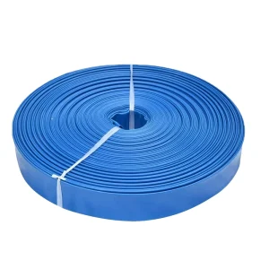 PVC Lay Flat Hose 1.5 Inch 100 M 2 Bar for Agricultural Irrigation with Cutting Service