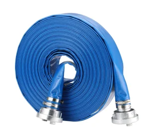 PVC Lay Flat Hose Water Drainage and Irrigation Pipe Plastic Garden Hoses and Reels