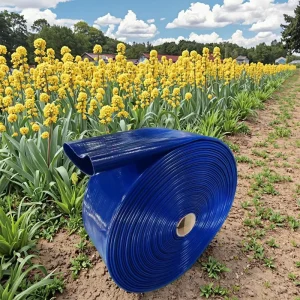 PVC Layflat Hose Pipe Plastic Water Pipe Agriculture Irrigation Garden Tree Irrigation Farmland Use