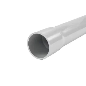 PVC Pipe 1 Inch 2” 3” 4” Durable High Pressure UPVC Electrical Conduit Gray Wide Mouth with Glue Connection ISO9001 Certified