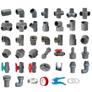 PVC Pipe Fitting UPVC Water Supply Compression Drain Pipe 90 Degree Elbow