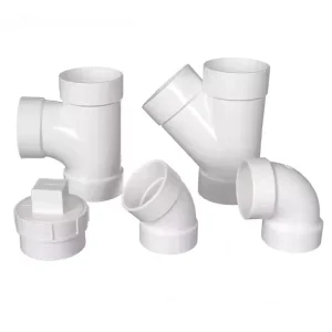 PVC Pipe Fitting for Water Supply 45 90 Degree Elbow High Quality Y Tee UPVC D2665 Pipe Fitting
