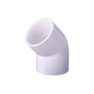 PVC Pipe Fitting for Water Supply 45/90 Degree Elbow SCH40 UPVC Plumbing Welding Connection