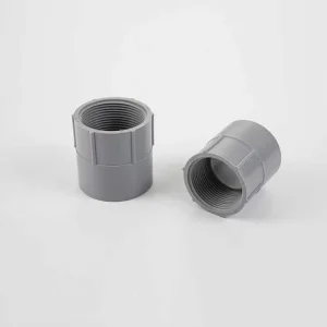 PVC Pipe Round Thread Conduit Fittings Electrical Female Adapter Connector Wiring Accessories