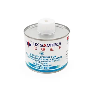PVC Pipe Solvent Cement Trunking Glue Clear for UPVC Pipe and Fittings Fast Setting Curing CPVC for Plastic With a Brush Cap
