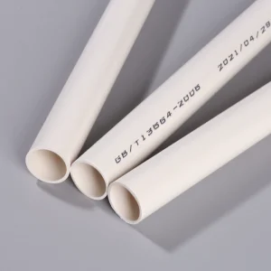 PVC Pipe for Cable Protection Drainage High Pressure Durable 20 110mm Smooth Inner Wall Flexible