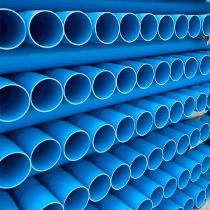PVC Pipes 120 200mm UPVC Borehole Well Casing 4 6 8 10 20 Inch SDR11 Blue PVC Slotted Water Drainage Irrigation Plastic Pipe
