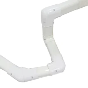 PVC Plastic Air Conditioning Fitting Cable Duct with Cover for Gas Manual Systems