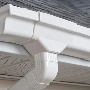 PVC Rain Gutter for Building’s Roofing Rainwater Storage Drainage System PVC Gutter Water Collector and Downpipe