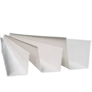 PVC Rain Plastic Gutter PVC Gutter Rain Water U Shape Rain Gutters