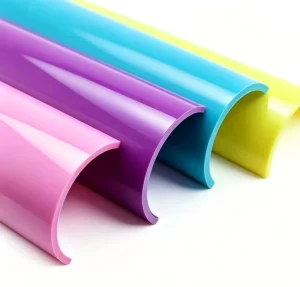 PVC Semi circular Colored U shaped Tube Sand and Water Game Pipe Aquaculture Tank Groove