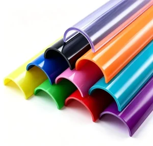 PVC Semi circular Pipe 50 Drainage Pipe U shaped Groove 75 Downpipe 110 Plastic Round Pipe Packing Strip