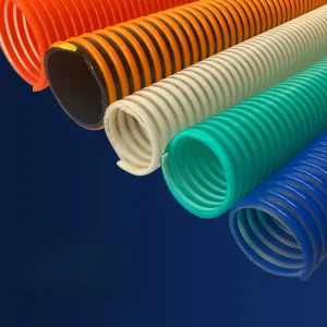 PVC Spiral A-Type Reinforced Plastic Ribbed Hose Corrugated Plastic Pipe Drainage Vacuum Dust Collection Material Conveying Cut