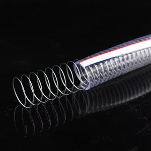 PVC Steel Wire Reinforced Hose ID10-ID38mm Suitable for Plastic Pipes for Water Oil and Transportation