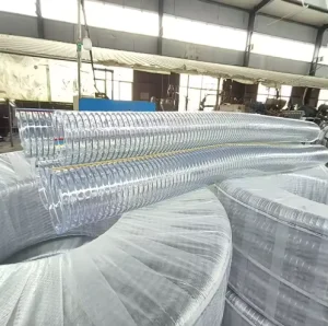 PVC Suction & Discharge Hose for Pond Pool Trench with Wire Reinforcement