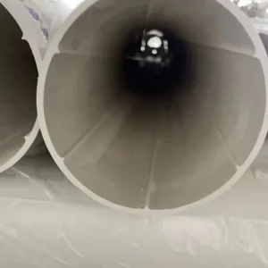 PVC U Drainage Hollow Wall Pipe Noise Reduction Shock Proof Flexible UPVC Material for Water Industry Application Socket Rolling