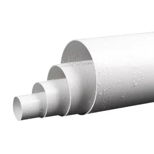 PVC U Drainage Pipe Rigid PVC Smooth Inner Corrosion Resistant Easy