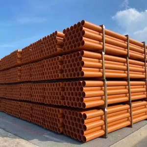PVC-U Pipe Leak Proof 75mm Diameter SDR17 PN10 Durable Material Factory Direct Supply Building Drainage