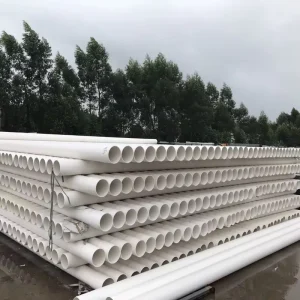 PVC-U Pipe for Water Drainage Grey PN10 Diameter 110mm Thickness 4.2mm