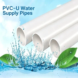 PVC-U Polyvinyl Chloride Water Supply Pipe Non-toxic Acid and Alkali Resistant Durable High Strength Low Fluid Resistance