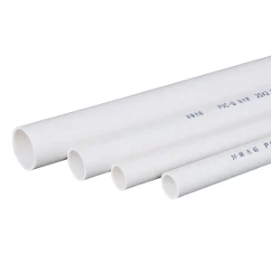PVC-U Smooth Surface Water Supply System Customizable Pressure Pipes for Construction Garden Transition Use