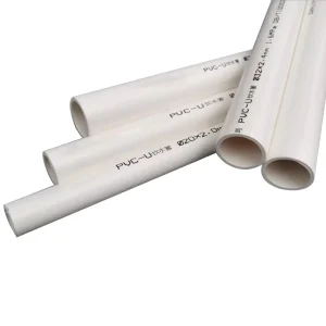 PVC U UV Resistant Rainwater Downpipe for Exterior Wall Drainage