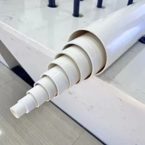 PVC-U Water Supply Pipe Non-Toxic Drinking Water Plumbing Pipe Multiple Sizes Plastic Pressure Pipe for Municipal