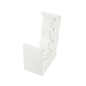PVC U shaped Rain Gutter 4 Inch Roof Water Drainage Sewer Pipe Downspout Joint Connector Fittings Loop Y003