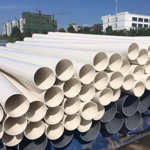 PVC Water Pipe Anti Aging 75mm Diameter Pure PVC Material Bulk Supply Building Pipeline Layout