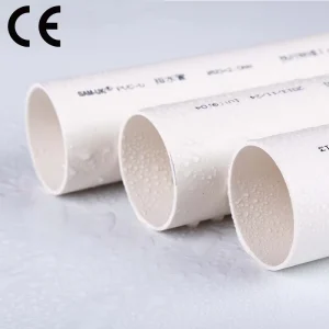 PVC Water Pipe NSF ASTM SCH40 1/2″-6″ White Plastic Tube for Pressure Water Supply System Potable Water