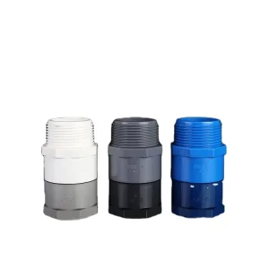 PVC Water Supply External Thread Fittings Home Decoration Pipe Fittings Male Metric Thread Casting 3 Year Warranty
