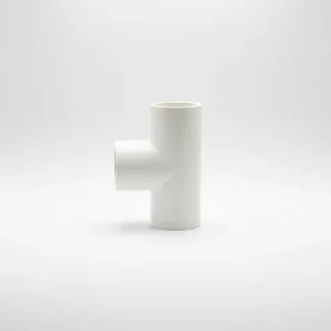 PVC Water Supply Pipe 90 Regular Three-way Valve Fittings Building Water Supply Customized ISO