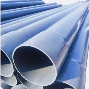 PVC Water Supply Pipes 160mm 280mm Glue Connection Durable Anti Corrosion Customized Length High Pressure ISO Certified Eco