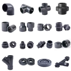 PVC Water Supply and Drainage Plastic Fittings Tee Pipe UPVC Fittings for Plumbing