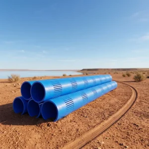 PVC Well Casing Plastic Pipes for Wells PVC Underground Water Supply Plastic Pipe and Screen Pipe