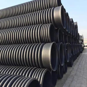 Pe Large caliber Drainage Bellows Buried Hdpe Double wall Bellow Heat and Sound Insulation Heat and Sound Insulation