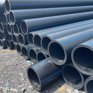 Pe100 Hdpe Pipe Polyethylene PE Pn8 Pn10 Pn12.5 Pn16 Sdr17 Mining Process Piping 110Mm Black Hdpe Wate Pipe For Mine Drainage
