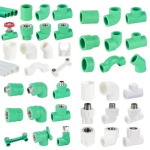 Pipes Ppr 4 Inch Plastic Water Plumbing 32mm Green Tap Ppr Pipe Accessories Fittings Elbow Production Line Manufacturer