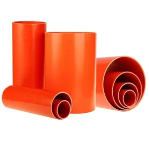 Plastic 3 Inch 100mm 150mm Bulk Orange CPVC Electrical PVC Pipe for Irrigation High Pressure Ground Cable Protection