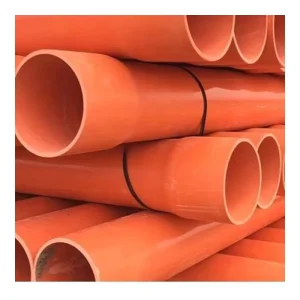 Plastic 3 Inch 6 Inch 100mm 150mm Bulk Orange CPVC Electrical PVC Conduit Pipe for Wiring Underground Cable Protection