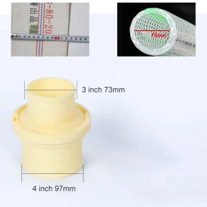Plastic ABS Water Hose Connector Aquaculture Corrosion Resistant Quick Connect Durable Eco Friendly Garden Irrigation Fish Pond