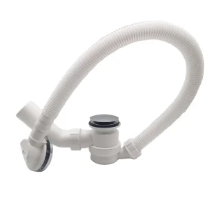 Plastic Bathtub Drain Shower Waste Drainer Pop Up Siphon Drain with Pipe