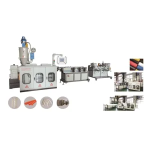 Plastic Corrugated Pipe Machine PE PP PVC Corrugated Pipe Extruder Single Wall Corrugated Pipe Production Line